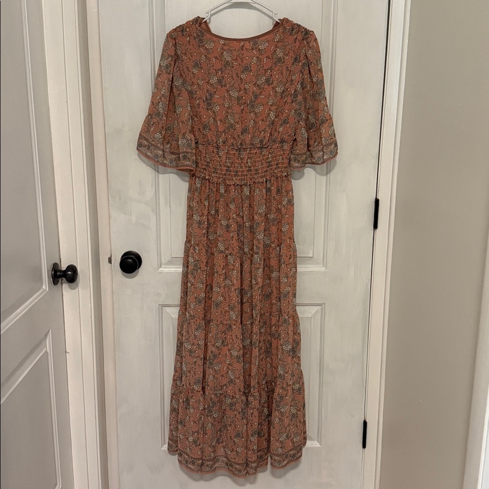 Max Studio Light Pink Floral Maxi Dress - Picture 6 of 6